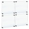 Azar Displays Gallery Wall Set of Four Floating Frames with Stand Off Caps: Overall Frame Size: 20in. x 20in. 105520-BLK - alternate 1